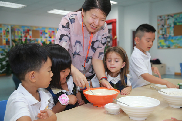 Yogurt Cake Making,Wellington College Bilingual Tianjin – Nursery
