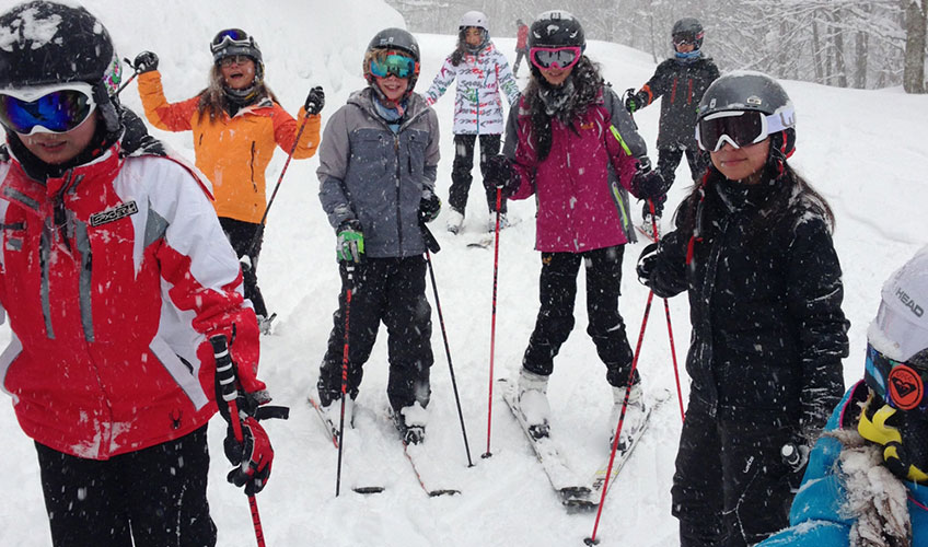 Skiing in Hakuba