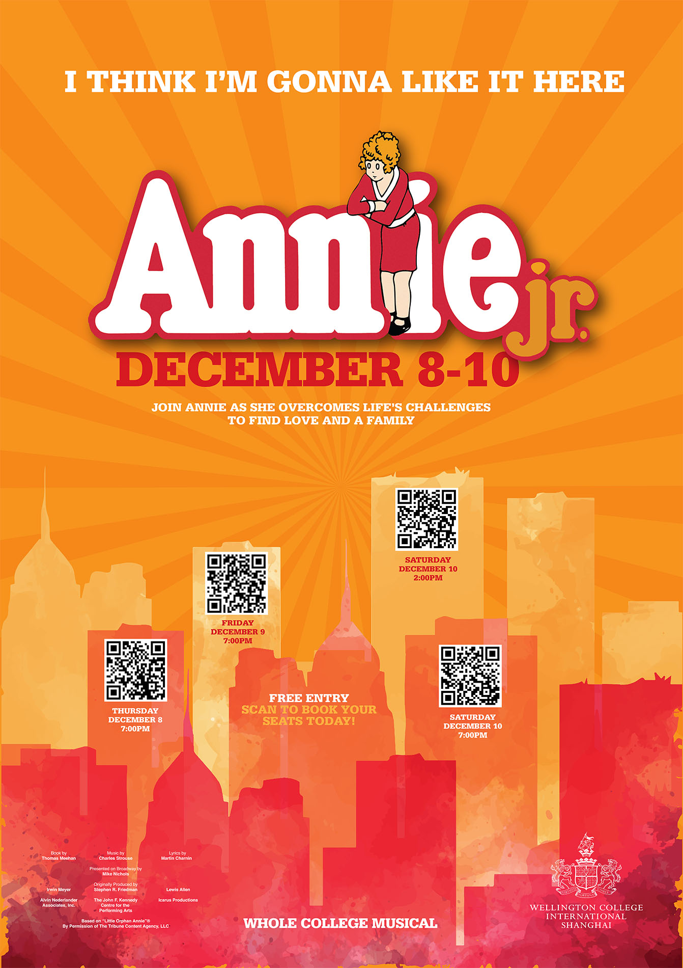 Annie Jr. College's Musical