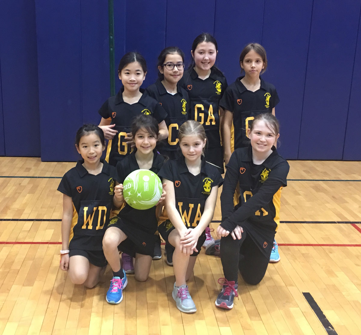 U11 girls netball squad display great skill and resolve in the season's opening matches