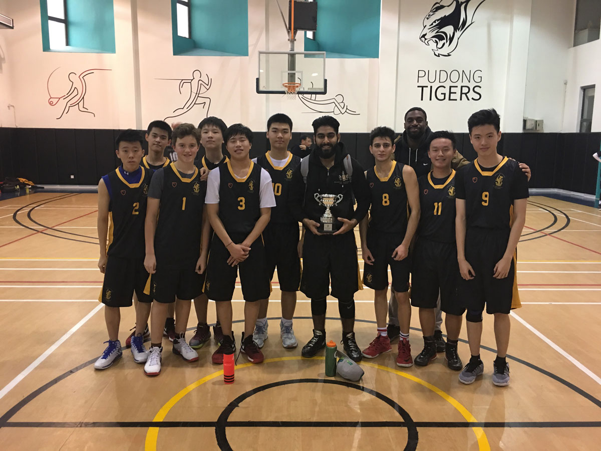 Senior boys win the SISAC plate basketball with the girls finishing third