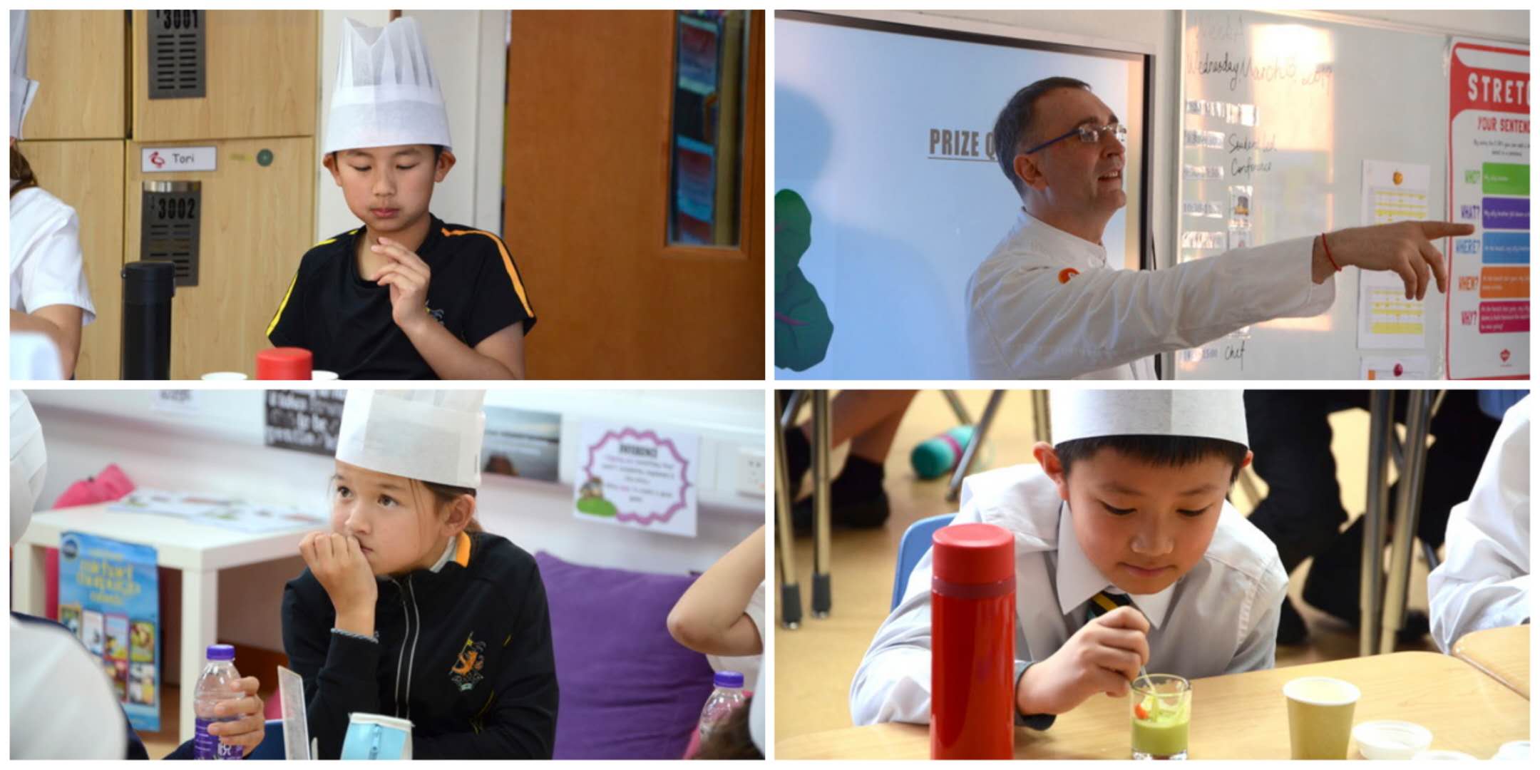 Aden’s Chef Jerome takes Wellington pupils on a taste tour