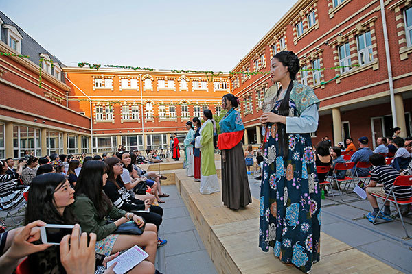 Fun night at the Wellington Fashion Show,Wellington College International Tianjin