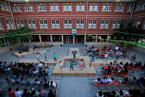 Fun night at the Wellington Fashion Show,Wellington College International Tianjin