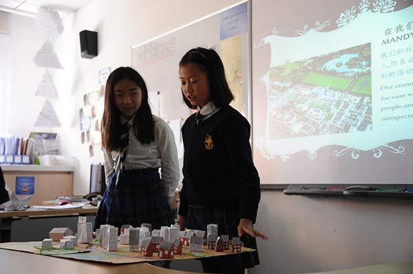 Milepost 3 project 'Building a Village',Wellington College International Tianjin
