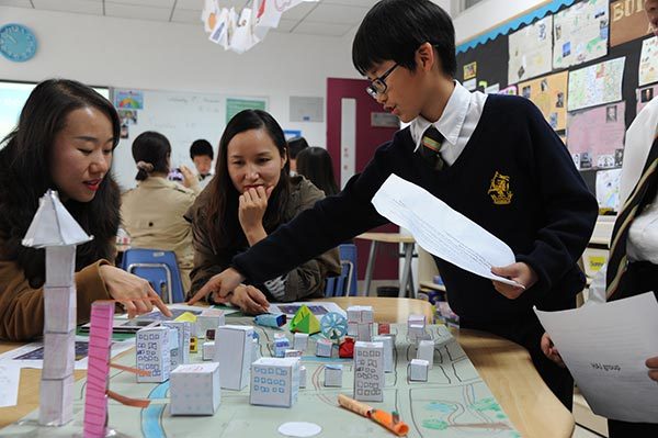 Milepost 3 project 'Building a Village',Wellington College International Tianjin