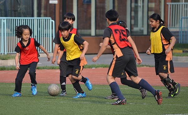 Junior School InterHouse Football,Wellington College International Tianjin