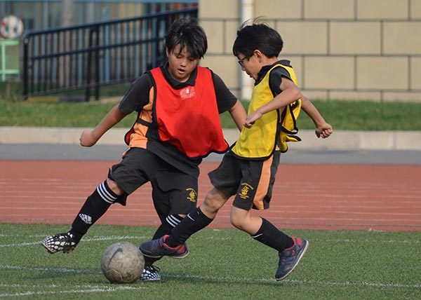 Junior School InterHouse Football,Wellington College International Tianjin