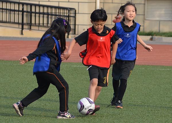 Junior School InterHouse Football,Wellington College International Tianjin
