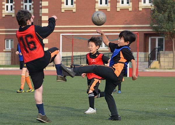Junior School InterHouse Football,Wellington College International Tianjin