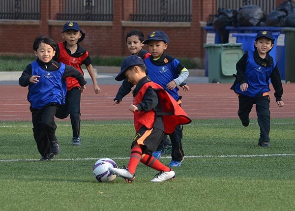 Junior School InterHouse Football,Wellington College International Tianjin