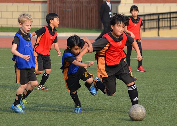 Junior School InterHouse Football,Wellington College International Tianjin