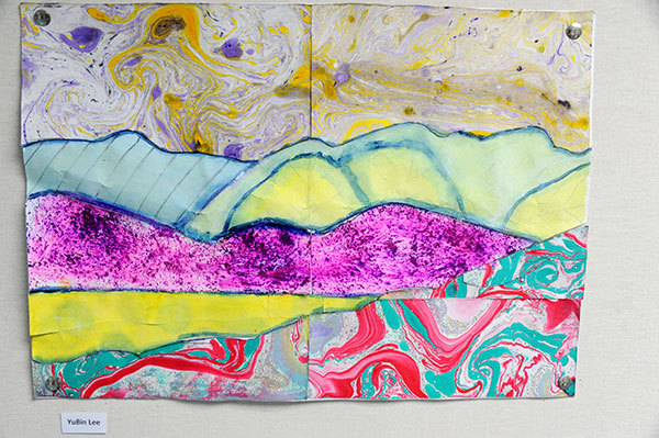 Year 7 Arts Work Display,Wellington College International Tianjin