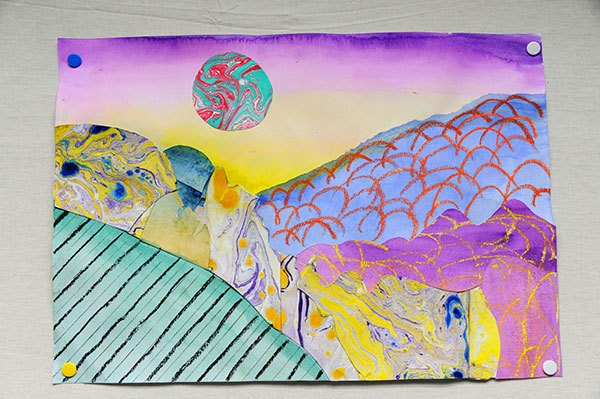 Year 7 Arts Work Display,Wellington College International Tianjin