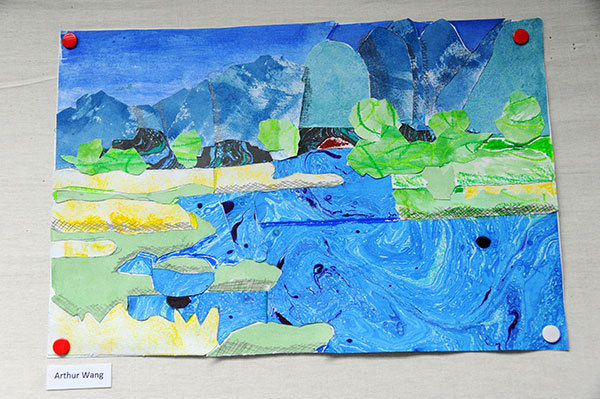 Year 7 Arts Work Display,Wellington College International Tianjin