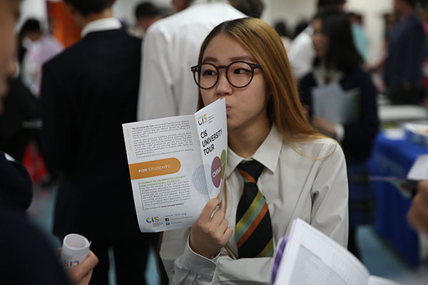 CIS University Fair,Wellington College International Tianjin