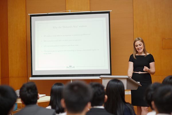 Debrett's taster session at Wellington Tianjin,Wellington College International Tianjin