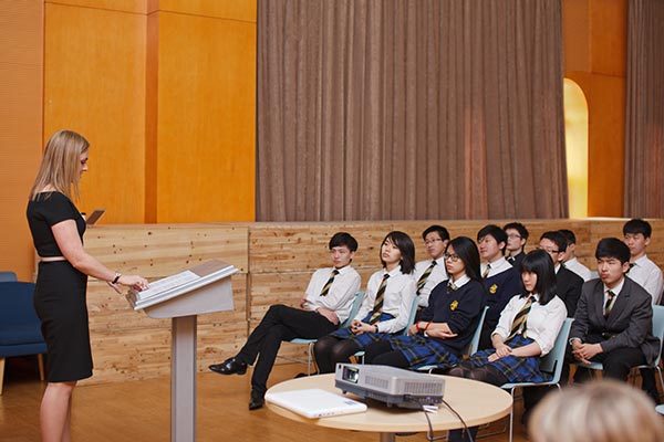 Debrett's taster session at Wellington Tianjin,Wellington College International Tianjin