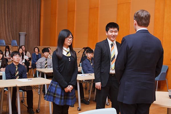 Debrett's taster session at Wellington Tianjin,Wellington College International Tianjin