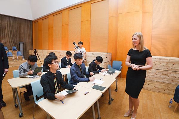Debrett's taster session at Wellington Tianjin,Wellington College International Tianjin