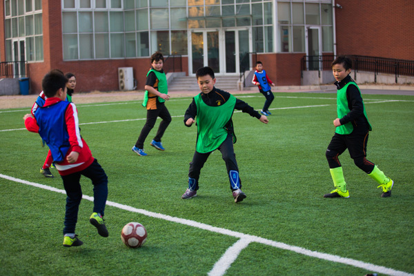 Junior Football Match,Wellington College International Tianjin