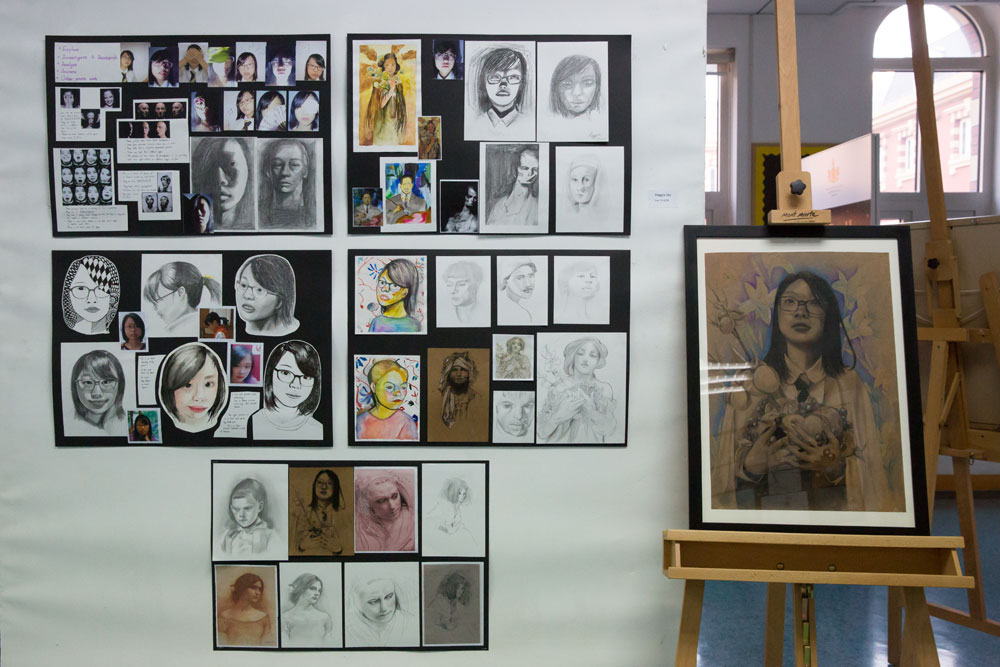 Alevel and GCSE Art Exhibition