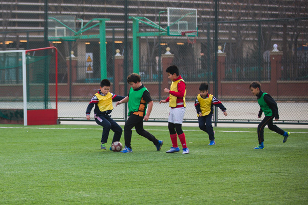 Junior Football Match,Wellington College International Tianjin