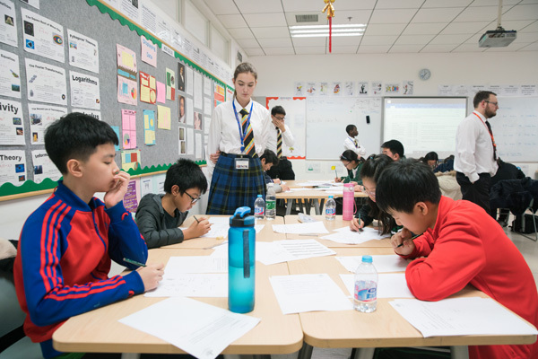 Math Competition ISCOT,Wellington College International Tianjin