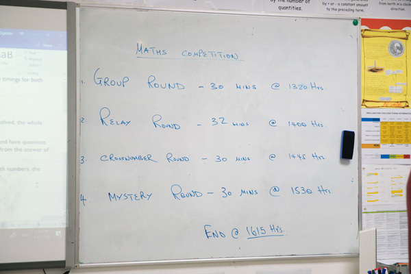 Math Competition ISCOT,Wellington College International Tianjin