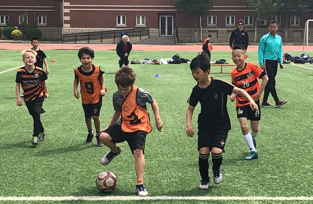 Football Competition with Hangzhou,Wellington College International Tianjin