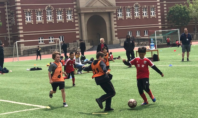 Football Competition with Hangzhou,Wellington College International Tianjin