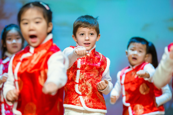 2021年春节中国文化周,天津惠灵顿幼儿园